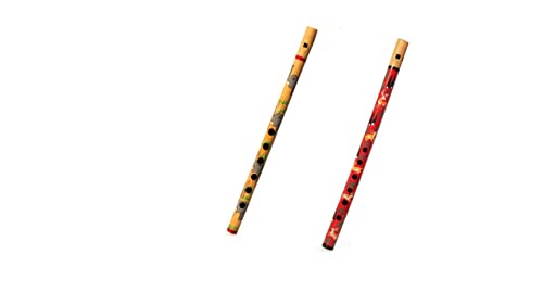 Decorative Traditional Handmade Wooden Bamboo Flute Basuri Indian Musical Instrument for Gifting and Decoration (Elephant and Deer- Set of 2) Decorative Traditional Handmade Wooden Bamboo Flute Basuri Indian Musical Instrument for Gifting and Decoration (Elephant and Deer- Set of 2)