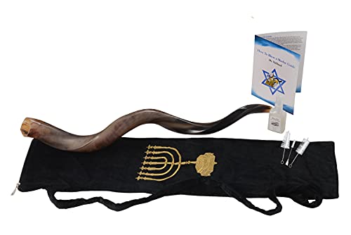 Yaliland Shofar Horn Musical Instrument - Authentic Kosher Kudu Ram Horns from Israel - Includes Bag Yaliland Shofar Horn Musical Instrument - Authentic Kosher Kudu Ram Horns from Israel - Includes Bag