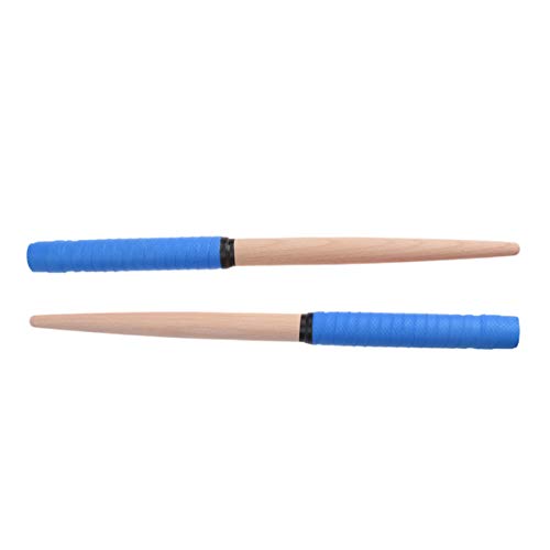 1 wooden drum stick Pair Maibachi Taiko Drum Sticks Wood Drumstickes for Musical Instrument Accessories rubber handle drum stick 35x2cm wooden drumsticks (Blue) 1 wooden drum stick Pair Maibachi Taiko Drum Sticks Wood Drumstickes for Musical Instrument Accessories rubber handle drum stick 35x2cm wooden drumsticks (Blue)