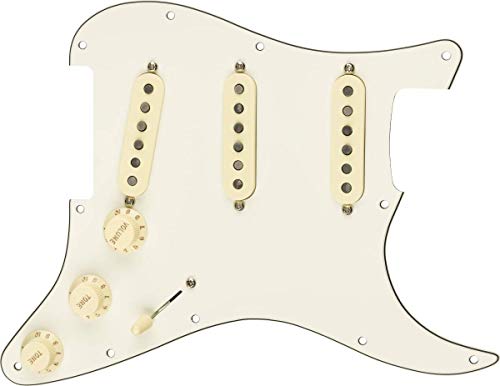 Fender Custom 69 Prewired Stratocaster Pickguard - 3-ply White Fender Custom 69 Prewired Stratocaster Pickguard - 3-ply White