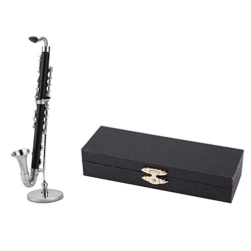 Mini Musical Instruments Miniature Bass Clarinet Model Musical Gifts Home Decor Ornaments Collectable Gift Mini Musical Instruments Miniature Bass Clarinet Model Musical Gifts Home Decor Ornaments Collectable Gift