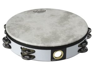 Remo TA-5210-00 Fiberskyn Tambourine - Quadura White