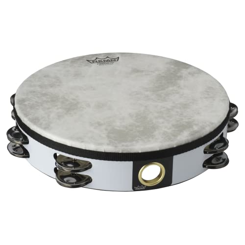 Remo TA-5210-00 Fiberskyn Tambourine - Quadura White Remo TA-5210-00 Fiberskyn Tambourine - Quadura White
