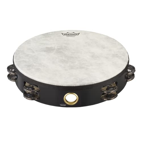 Remo TA-5210-70 Fiberskyn Tambourine - Quadura Black Remo TA-5210-70 Fiberskyn Tambourine - Quadura Black