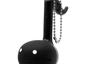 Otamatone Melody - Fun Japanese Electronic Musical Kids Toy Synthesizer Instrument by Maywa Denki [Includes Keychain Attachment and English Instructions] - Black