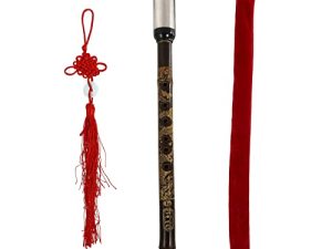 Chinese Flute Vertical Flute with Storage Bag: Clarinet Bawu Chinese Xiao Traditional Musical Instrument for Beginner Music Lover in G Key National Bawu