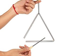 Triangle Hand Percussion with Striker