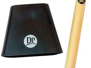 DP Music 4 Inch Metal Cow Bell Noise Maker with Beater - Cowbell for Sporting