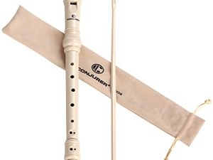 CONJURER Soprano Recorder 8 Hole ABS Clarinet German Style Treble Flutes C Key for Kids with Cleaning Rod