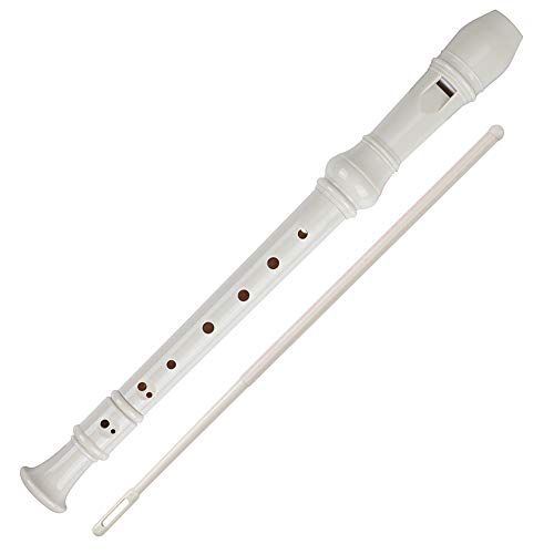 Soprano Recorder Descant Flauta Recorder 8 Hole ABS Clarinet German Style Treble flute C Key for Kids Children With Fingering Chart Instructions with Cleaning Rod Bag white Soprano Recorder Descant Flauta Recorder 8 Hole ABS Clarinet German Style Treble flute C Key for Kids Children With Fingering Chart Instructions with Cleaning Rod Bag white