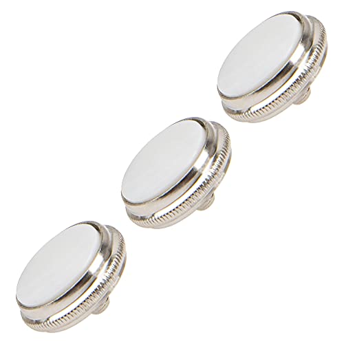 3Pcs Yootones Trumpet Valve Finger Buttons Musical Instruments Accessories Compatible with Trumpet Finger Button Musical Instruments Replacement Parts (White) 3Pcs Yootones Trumpet Valve Finger Buttons Musical Instruments Accessories Compatible with Trumpet Finger Button Musical Instruments Replacement Parts (White)