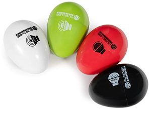 MUSICUBE Egg Shakers Professional 4-Tones Percussion Plastic Egg Shakers Instrument Set (Soft