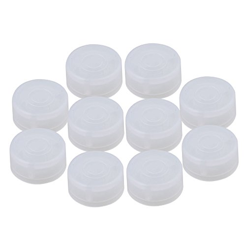 Yibuy 10 Pieces 24.4x12mm Plastic White Electric Guitar Effect Pedal Knobs Cap Musical Instrument Accessory Yibuy 10 Pieces 24.4x12mm Plastic White Electric Guitar Effect Pedal Knobs Cap Musical Instrument Accessory