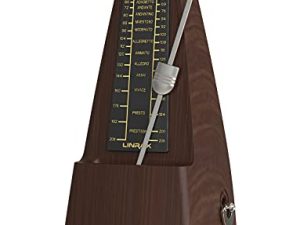 Linrax M2 Mechanical Metronome for Piano Guitar Bass Ukulele Drum Violin Cello Saxophone Trumpet and Other Musical Instruments