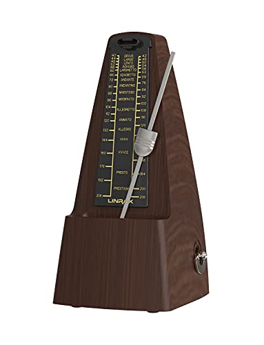Linrax M2 Mechanical Metronome for Piano Guitar Bass Ukulele Drum Violin Cello Saxophone Trumpet and Other Musical Instruments Linrax M2 Mechanical Metronome for Piano Guitar Bass Ukulele Drum Violin Cello Saxophone Trumpet and Other Musical Instruments