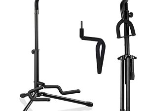 5 Core Premium Metal Guitar Stand Heavy Duty for Acoustic Classic Electric Guitar Detachable Musical Instrument Stand Single - Holds 1 Guitar (1 Guitar Holder) GSH HD