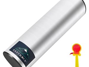 EASTROCK Stainless Steel Cylinder Shaker Percussion Instrument Rhythm Latin Percussion for Professional Band Accompaniment