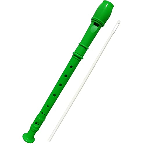 Townus Soprano Recorder 8 Hole Classic German Style Descant Flute Musical Instruments + Cleaning Rod for Beginners Kids School Graduation Gift (green) Townus Soprano Recorder 8 Hole Classic German Style Descant Flute Musical Instruments + Cleaning Rod for Beginners Kids School Graduation Gift (green)