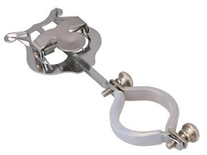 BQLZR Total Length 153mm Silver Sheet Music Clip Holder Clamp-On Holder Lyre Musical Instrument for Clarinet Tuba Part