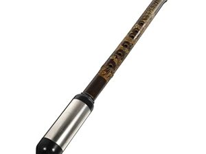 EXCEART 1 Set of Bawu Flute Authentic Flute Folk Woodwind Musical Instrument Recorder Traditional Handcrafted Folk Instrument with Storage Box