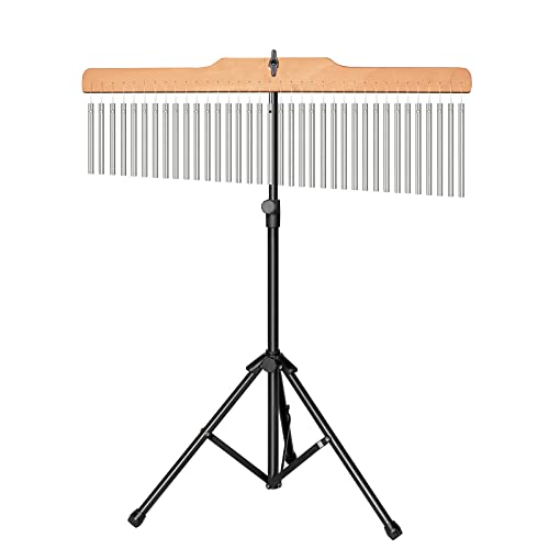 MUSCELL 36-Bar Chimes Percussion Music Instruments with Mounting Stand MUSCELL 36-Bar Chimes Percussion Music Instruments with Mounting Stand
