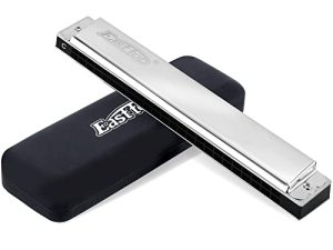 East top 24 Holes Professional Tremolo Harmonica Musical Instrument for Adults (T2403-C)
