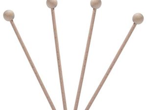 2 Pair Wood Mallets Percussion Sticks for Chime