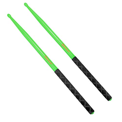 5A Nylon Drumsticks for Drum Set Light Durable Plastic Exercise ANTI-SLIP Handles Drum Sticks for Kids Adults Musical Instrument Percussion Accessories Green 5A Nylon Drumsticks for Drum Set Light Durable Plastic Exercise ANTI-SLIP Handles Drum Sticks for Kids Adults Musical Instrument Percussion Accessories Green