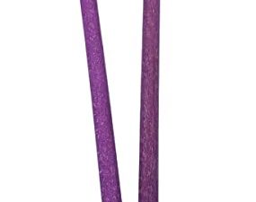TUOREN 1 Pair 7.5 Inch Long Rubber Xylophone Mallets Tongue Drum Mallets Percussion Sticks Hammer with Wooden Handle Music Instrument Accessory (Purple)