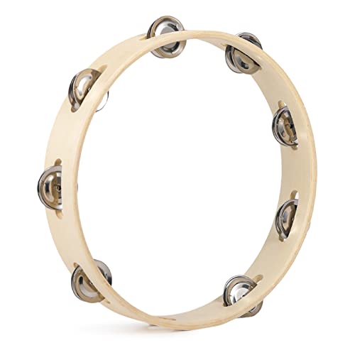 Tambourines for Adults Hand Held Wooden Tambourine Tambourines for Adults Hand Held Wooden Tambourine