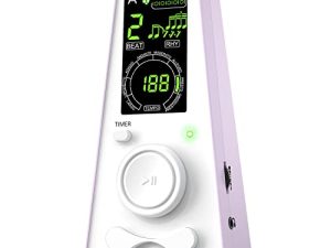 Electronic Digital Metronome for Musicians Piano Guitar Violin Instrument Volume & Beat Speed Adjustable Universal(Purple)