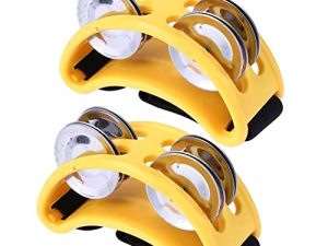 2PCS Foot Tambourine
