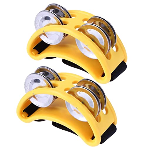 2PCS Foot Tambourine 2PCS Foot Tambourine