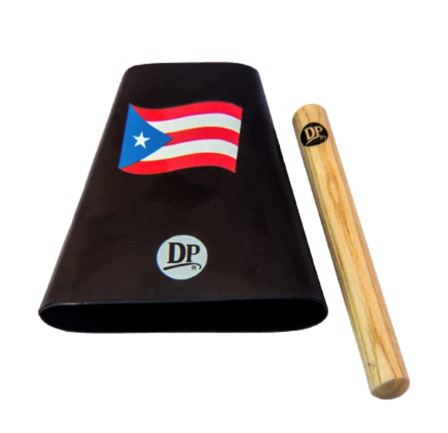 DP Music Puerto Rico Flag 7 Inch Metal Cow Bell Noise Maker with Beater - Cowbell for Sporting DP Music Puerto Rico Flag 7 Inch Metal Cow Bell Noise Maker with Beater - Cowbell for Sporting