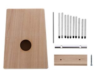MILISTEN Kalimba Thumb Piano 10 Keys Mbira 10 Tone Finger Piano DIY Kit African Musical Instrument for Beginners Kids Adult Hand Painting Supplies