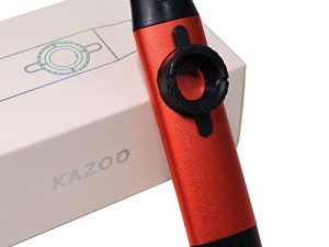Fartime Red Exquisite Aluminum Alloy Kazoo With 5 Kazoo Flute Diaphragms