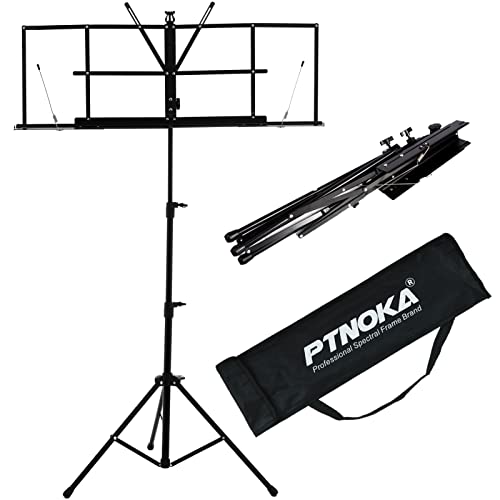Music Stand for Sheet Music Folding Music Stand with Expandable Reading Surface with Carrying Bag Suitable for Instrument Playing Music Stand for Sheet Music Folding Music Stand with Expandable Reading Surface with Carrying Bag Suitable for Instrument Playing