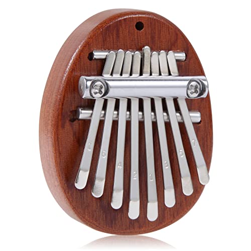 HoozGee Kalimba Mini Thumb Piano 8 Keys Marimbas Portable Wooden Finger Marimbas with Lanyard Special Gifts for Kids and Adults Beginners (Mini Kalimba) HoozGee Kalimba Mini Thumb Piano 8 Keys Marimbas Portable Wooden Finger Marimbas with Lanyard Special Gifts for Kids and Adults Beginners (Mini Kalimba)