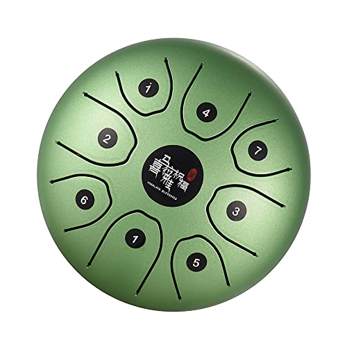 Btuty Mini 8-Tone Steel Tongue Drum 5.5 Inch C Key Percussion Instrument Handpan Drum with Drum Mallets Carry Bag Btuty Mini 8-Tone Steel Tongue Drum 5.5 Inch C Key Percussion Instrument Handpan Drum with Drum Mallets Carry Bag