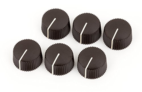 Fender Pure Vintage Radio Amplifier Knobs - Dark Brown Fender Pure Vintage Radio Amplifier Knobs - Dark Brown