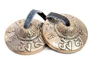 Tingsha Cymbals Bells - Easy To Play - Meditation Mindfulness Bronze Chime For Chakra Healing Sound Bath Spiritual Gifts Handcrafted Tibetan By Himalayan Bazaar