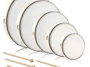 5 Pack Tambourines for Adults