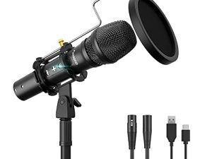 USB/XLR Podcast Dynamic Microphone