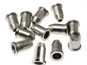 RLECS 2 Set Guitar Ferrules Guitar String Caps Mounting Buckle Through Body Ferrules Bushings For Guitar Musical Instruments Parts
