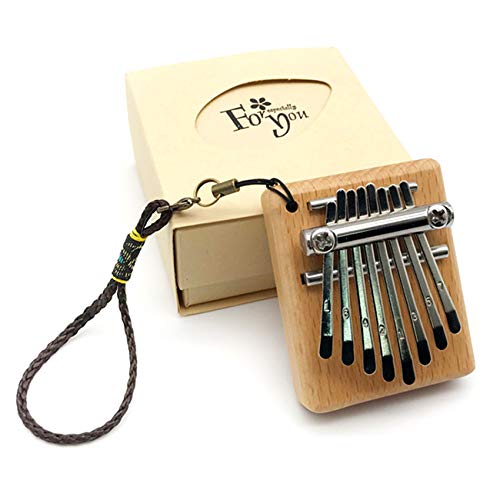 Ganasome 8 Key Mini Kalimba exquisite Finger Thumb Piano Marimba Musical good accessory Pendant Gift for Kids and Adults Beginners(Square) Ganasome 8 Key Mini Kalimba exquisite Finger Thumb Piano Marimba Musical good accessory Pendant Gift for Kids and Adults Beginners(Square)