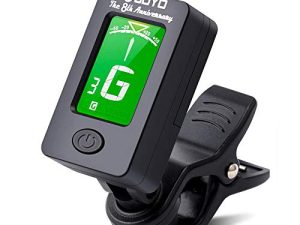 JOYO Guitar Tuner Clip on Digital Electronic Tuner for Guitar