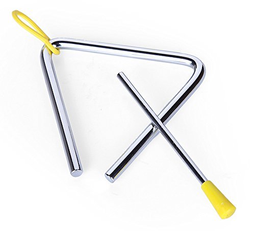 yueton 5" Musical Steel Triangle with Striker yueton 5" Musical Steel Triangle with Striker