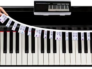 Removable Piano Keyboard Stickers for Beginners