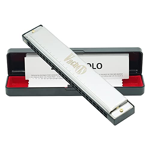 VACHAN 24 Holes Blues Harmonica Key of C VACHAN 24 Holes Blues Harmonica Key of C