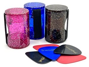 3 Rhythm Ring Finger Shakers and 5 Guitar Picks
